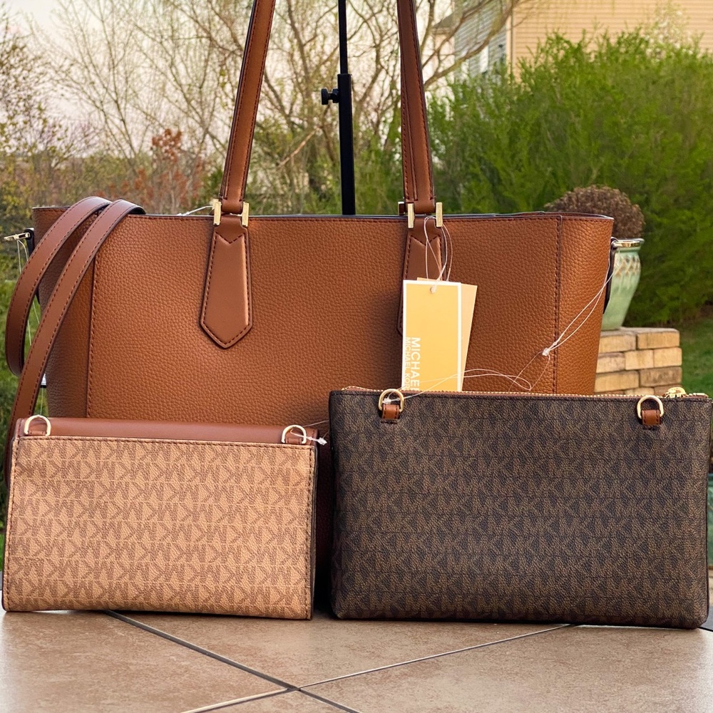 NWT Michael Kors Kimberly Large 3 in 1 Tote - Picture 3 of 6